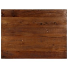 vidaXL Tischplatte 80x60x2,5 cm Rechteckig Altholz Massiv