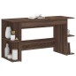 vidaXL Schreibtisch Braun Eichen-Optik 140x50x75 cm Holzwerkstoff vidaXL Schreibtisch Braun Eichen-Optik 140x50x75 cm Holzwerkstoff