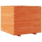 vidaXL Pflanzkübel Wachsbraun 80x80x72 cm Massivholz Kiefer vidaXL Pflanzkübel Wachsbraun 80x80x72 cm Massivholz Kiefer