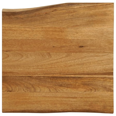 vidaXL Tischplatte mit Baumkante 40x40x2,5 cm Massivholz Mango
