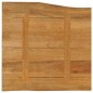 vidaXL Tischplatte mit Baumkante 40x40x2,5 cm Massivholz Mango vidaXL Tischplatte mit Baumkante 40x40x2,5 cm Massivholz Mango