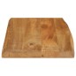 vidaXL Tischplatte mit Baumkante 60x40x2,5 cm Massivholz Mango vidaXL Tischplatte mit Baumkante 60x40x2,5 cm Massivholz Mango