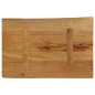 vidaXL Tischplatte mit Baumkante 60x40x2,5 cm Massivholz Mango vidaXL Tischplatte mit Baumkante 60x40x2,5 cm Massivholz Mango