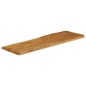 vidaXL Tischplatte mit Baumkante 140x40x2,5 cm Massivholz Mango vidaXL Tischplatte mit Baumkante 140x40x2,5 cm Massivholz Mango