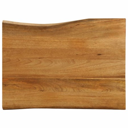 vidaXL Tischplatte mit Baumkante 90x60x2,5 cm Massivholz Mango