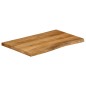 vidaXL Tischplatte mit Baumkante 90x60x2,5 cm Massivholz Mango vidaXL Tischplatte mit Baumkante 90x60x2,5 cm Massivholz Mango