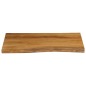 vidaXL Tischplatte mit Baumkante 90x60x2,5 cm Massivholz Mango vidaXL Tischplatte mit Baumkante 90x60x2,5 cm Massivholz Mango