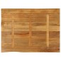 vidaXL Tischplatte mit Baumkante 90x80x2,5 cm Massivholz Mango vidaXL Tischplatte mit Baumkante 90x80x2,5 cm Massivholz Mango