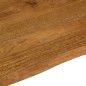 vidaXL Tischplatte mit Baumkante 90x80x2,5 cm Massivholz Mango vidaXL Tischplatte mit Baumkante 90x80x2,5 cm Massivholz Mango