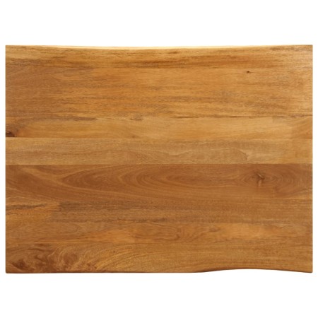 vidaXL Tischplatte mit Baumkante 110x80x2,5 cm Massivholz Mango