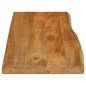 vidaXL Tischplatte mit Baumkante 80x40x3,8 cm Massivholz Mango vidaXL Tischplatte mit Baumkante 80x40x3,8 cm Massivholz Mango