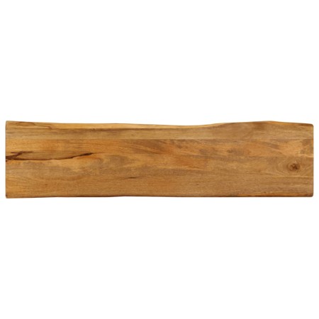 vidaXL Tischplatte mit Baumkante 160x40x3,8 cm Massivholz Mango