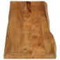 vidaXL Tischplatte mit Baumkante 160x40x3,8 cm Massivholz Mango vidaXL Tischplatte mit Baumkante 160x40x3,8 cm Massivholz Mango
