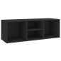 vidaXL Schuhbank Schwarz 105x35x35 cm Holzwerkstoff vidaXL Schuhbank Schwarz 105x35x35 cm Holzwerkstoff