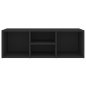 vidaXL Schuhbank Schwarz 105x35x35 cm Holzwerkstoff vidaXL Schuhbank Schwarz 105x35x35 cm Holzwerkstoff