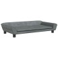 vidaXL Kindersofa Dunkelgrau 100x50x26 cm Samt vidaXL Kindersofa Dunkelgrau 100x50x26 cm Samt