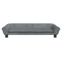 vidaXL Kindersofa Dunkelgrau 100x50x26 cm Samt vidaXL Kindersofa Dunkelgrau 100x50x26 cm Samt
