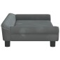 vidaXL Kindersofa Dunkelgrau 100x50x26 cm Samt vidaXL Kindersofa Dunkelgrau 100x50x26 cm Samt