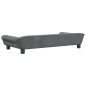 vidaXL Kindersofa Dunkelgrau 100x50x26 cm Samt vidaXL Kindersofa Dunkelgrau 100x50x26 cm Samt