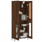 Highboard Braun Eichen-Optik 69,5x34x180 cm Holzwerkstoff Highboard Braun Eichen-Optik 69,5x34x180 cm Holzwerkstoff