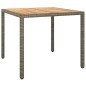 vidaXL 3-tlg. Garten-Essgruppe mit Kissen Grau Poly Rattan vidaXL 3-tlg. Garten-Essgruppe mit Kissen Grau Poly Rattan