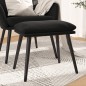 vidaXL Fußhocker Schwarz 45x29,5x35 cm Samt vidaXL Fußhocker Schwarz 45x29,5x35 cm Samt