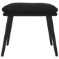 vidaXL Fußhocker Schwarz 45x29,5x35 cm Samt vidaXL Fußhocker Schwarz 45x29,5x35 cm Samt