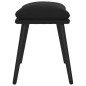 vidaXL Fußhocker Schwarz 45x29,5x35 cm Samt vidaXL Fußhocker Schwarz 45x29,5x35 cm Samt