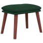 vidaXL Fußhocker Dunkelgrün 45x29,5x35 cm Stoff vidaXL Fußhocker Dunkelgrün 45x29,5x35 cm Stoff