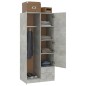 vidaXL Kleiderschrank Betongrau 80x52x180 cm Holzwerkstoff vidaXL Kleiderschrank Betongrau 80x52x180 cm Holzwerkstoff