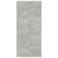 vidaXL Kleiderschrank Betongrau 80x52x180 cm Holzwerkstoff vidaXL Kleiderschrank Betongrau 80x52x180 cm Holzwerkstoff