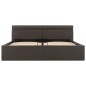 vidaXL Bett mit Bettkasten Hydraulisch LED Grau Kunstleder 180x200 cm vidaXL Bett mit Bettkasten Hydraulisch LED Grau Kunstleder 180x200 cm