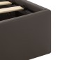 vidaXL Bett mit Bettkasten Hydraulisch LED Grau Kunstleder 180x200 cm vidaXL Bett mit Bettkasten Hydraulisch LED Grau Kunstleder 180x200 cm