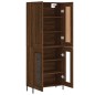 Highboard Braun Eichen-Optik 69,5x34x180 cm Holzwerkstoff Highboard Braun Eichen-Optik 69,5x34x180 cm Holzwerkstoff
