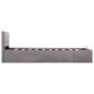 vidaXL Stauraumbett Hydraulisch Taupe Stoff 100×200 cm vidaXL Stauraumbett Hydraulisch Taupe Stoff 100×200 cm