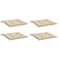 vidaXL Gartenstuhl-Kissen 4 Stk. Beige 40x40x3 cm Oxford-Gewebe vidaXL Gartenstuhl-Kissen 4 Stk. Beige 40x40x3 cm Oxford-Gewebe