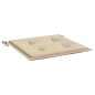 vidaXL Gartenstuhl-Kissen 4 Stk. Beige 40x40x3 cm Oxford-Gewebe vidaXL Gartenstuhl-Kissen 4 Stk. Beige 40x40x3 cm Oxford-Gewebe