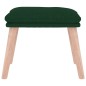 vidaXL Fußhocker Dunkelgrün 45x29,5x35 cm Stoff vidaXL Fußhocker Dunkelgrün 45x29,5x35 cm Stoff