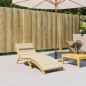vidaXL Sonnenliegen-Auflage Beige 180x60x3 cm Oxford-Gewebe vidaXL Sonnenliegen-Auflage Beige 180x60x3 cm Oxford-Gewebe