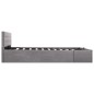 vidaXL Stauraumbett Hydraulisch Taupe Stoff 140×200 cm vidaXL Stauraumbett Hydraulisch Taupe Stoff 140×200 cm