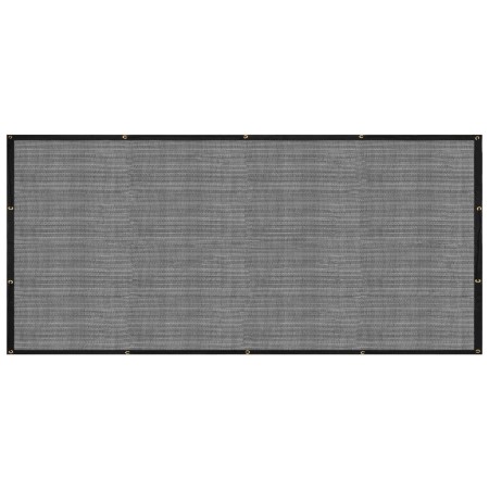 vidaXL Anhängernetz HDPE 3x5 m Schwarz