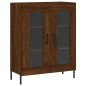 Highboard Braun Eichen-Optik 69,5x34x180 cm Holzwerkstoff Highboard Braun Eichen-Optik 69,5x34x180 cm Holzwerkstoff