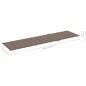 vidaXL Sonnenliegen 2 Stk. mit Auflagen Taupe Massivholz Teak vidaXL Sonnenliegen 2 Stk. mit Auflagen Taupe Massivholz Teak