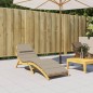 vidaXL Sonnenliegen-Auflage Taupe 186x58x3 cm Oxford-Gewebe vidaXL Sonnenliegen-Auflage Taupe 186x58x3 cm Oxford-Gewebe