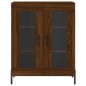 Highboard Braun Eichen-Optik 69,5x34x180 cm Holzwerkstoff Highboard Braun Eichen-Optik 69,5x34x180 cm Holzwerkstoff