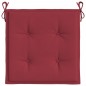 vidaXL Gartenstuhl-Kissen 4 Stk. Weinrot 40x40x3 cm Oxford-Gewebe vidaXL Gartenstuhl-Kissen 4 Stk. Weinrot 40x40x3 cm Oxford-Gewebe