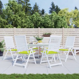 vidaXL Gartenstuhl-Kissen 6 Stk. Hellgrün 40x40x3 cm Oxford-Gewebe