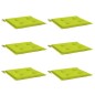 vidaXL Gartenstuhl-Kissen 6 Stk. Hellgrün 40x40x3 cm Oxford-Gewebe