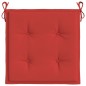 vidaXL Gartenstuhl-Kissen 2 Stk. Rot 40x40x3 cm Oxford-Gewebe vidaXL Gartenstuhl-Kissen 2 Stk. Rot 40x40x3 cm Oxford-Gewebe