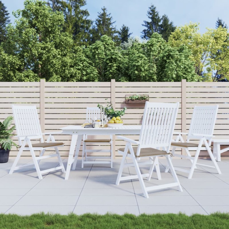 vidaXL Gartenstuhl-Kissen 4 Stk. Taupe 50x50x3 cm Oxford-Gewebe vidaXL Gartenstuhl-Kissen 4 Stk. Taupe 50x50x3 cm Oxford-Gewebe